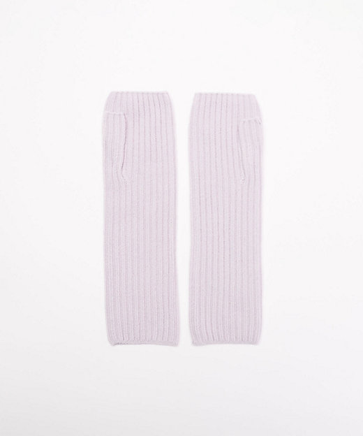 ミドルゲージカシミヤ 2x2リブアームウォーマー AM25Fー