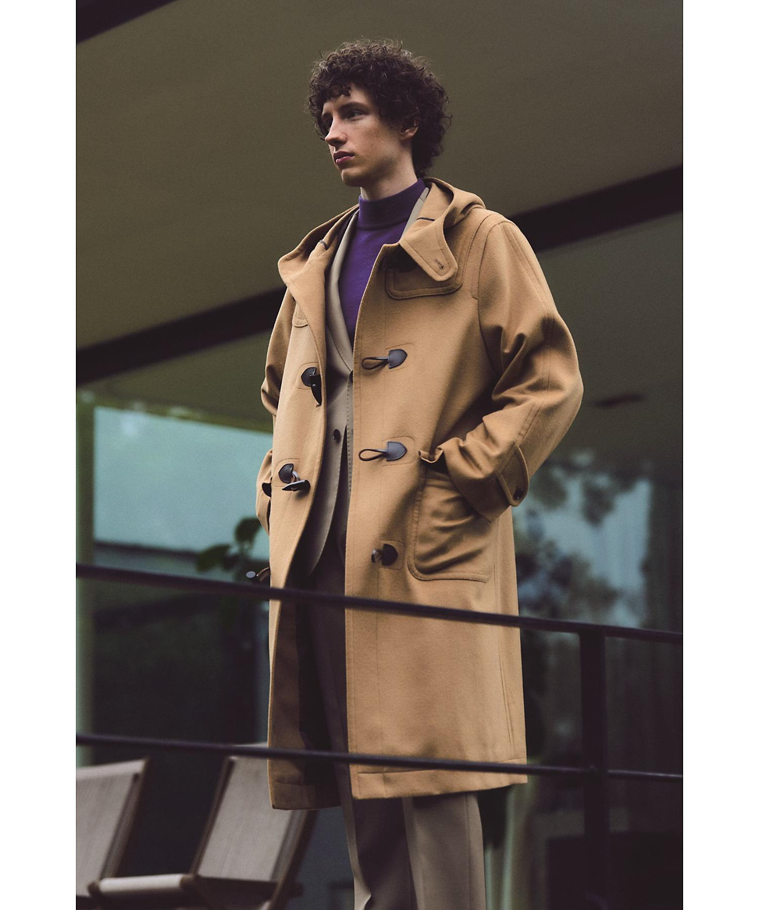 ウール×カシミヤ ダッフルコート EC24F／S／27740YHM