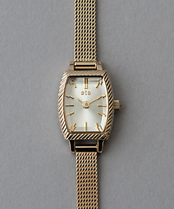 ダイヤモンド ジェムフェイス メッシュベルト ウォッチ | ete bijoux