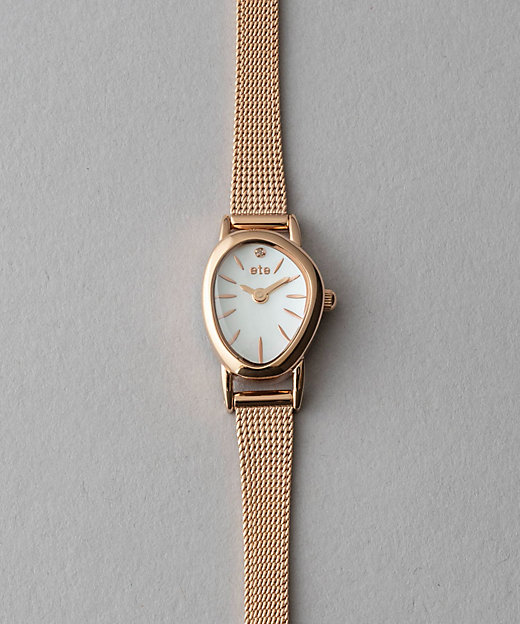 ダイヤモンド ジェムフェイス メッシュベルト ウォッチ | ete bijoux