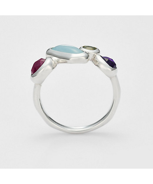 シルバーマルチストーンリング | agete/アガット | 三越伊勢丹