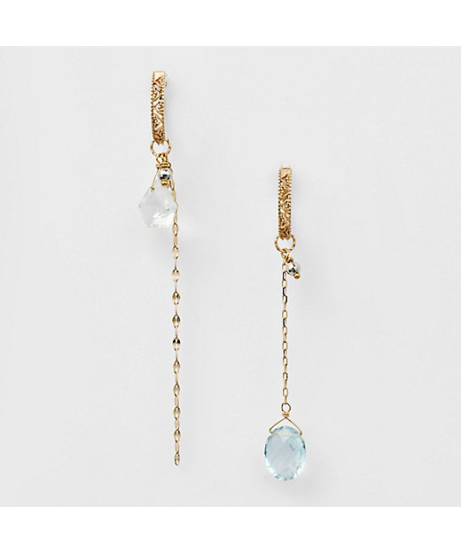 K10マルチストーンピアスチャーム | agete/アガット | 三越伊勢丹