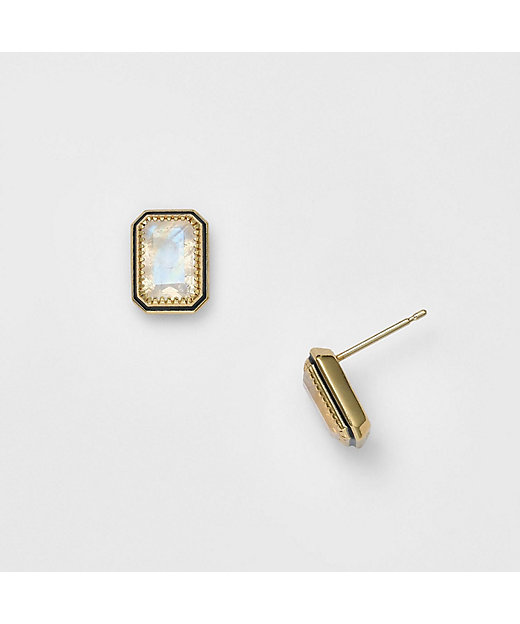 ゴールドラブラドライトピアス | agete/アガット | 三越伊勢丹