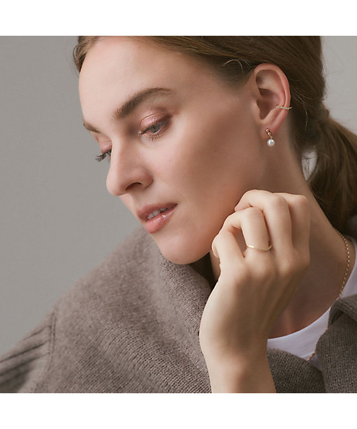 K10淡水パールピアス | agete/アガット | 三越伊勢丹オンライン