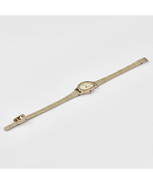 オーバルフェイスウォッチ／ブラウンゴールド | agete/アガット | 三越