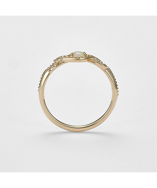 K5オパール／ダイヤモンドピンキーリング | agete/アガット | 三越