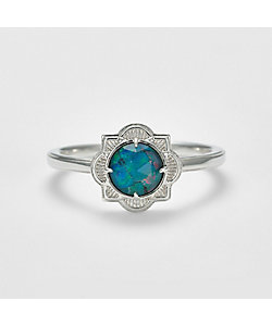 シルバー／K10ダークオパールリング | agete/アガット | 三越伊勢丹