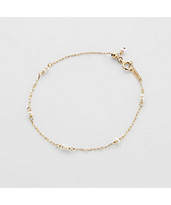 ミストピンク］ K10 レイヤード ブレスレット バイカラー | ete