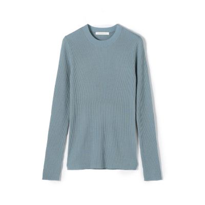 プルミエールウールリブ クルーネックプルオーバー | GALERIE VIE