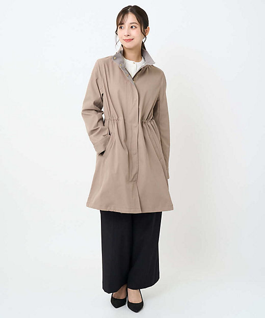 小さいサイズ】ダウンライナー付きマルチwayモッズコート／撥水加工