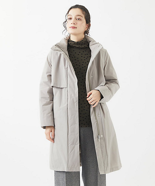 ステッチレスタフタロングダウンコート | GEORGES RECH (Women/小さい