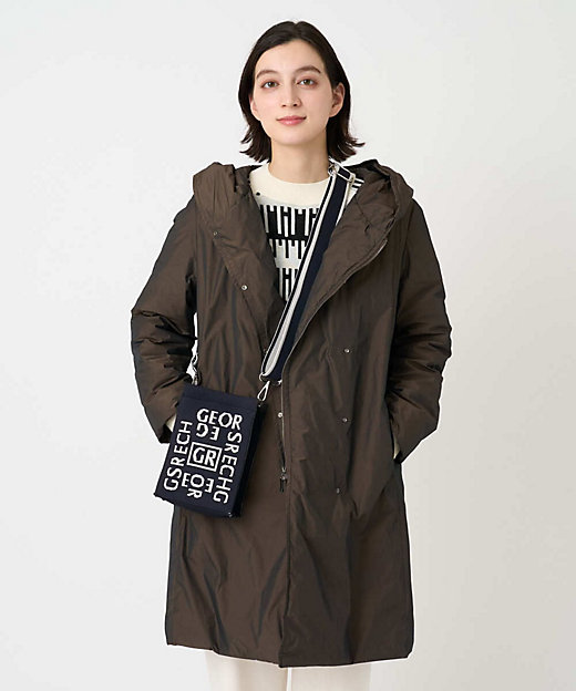 ステッチレスシャンブレーロングダウンコート | GEORGES RECH (Women