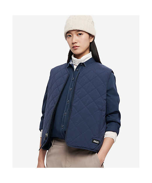 Repreve中綿インサレーション リバーシブルキルティング