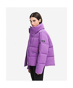 パープル系 レディースのダウンジャケット・コート／中綿ジャケット