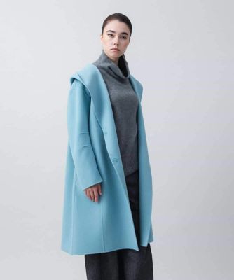 ショールカラーデザインウールコート | HIROKO KOSHINO (Women