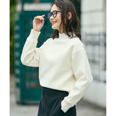 ダンボールニット ハイネックプルオーバースウェット | LACOSTE