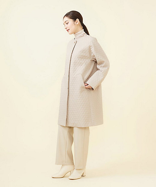 トライアングルキルトロングコート | Sybilla (Women)/シビラ | 三越