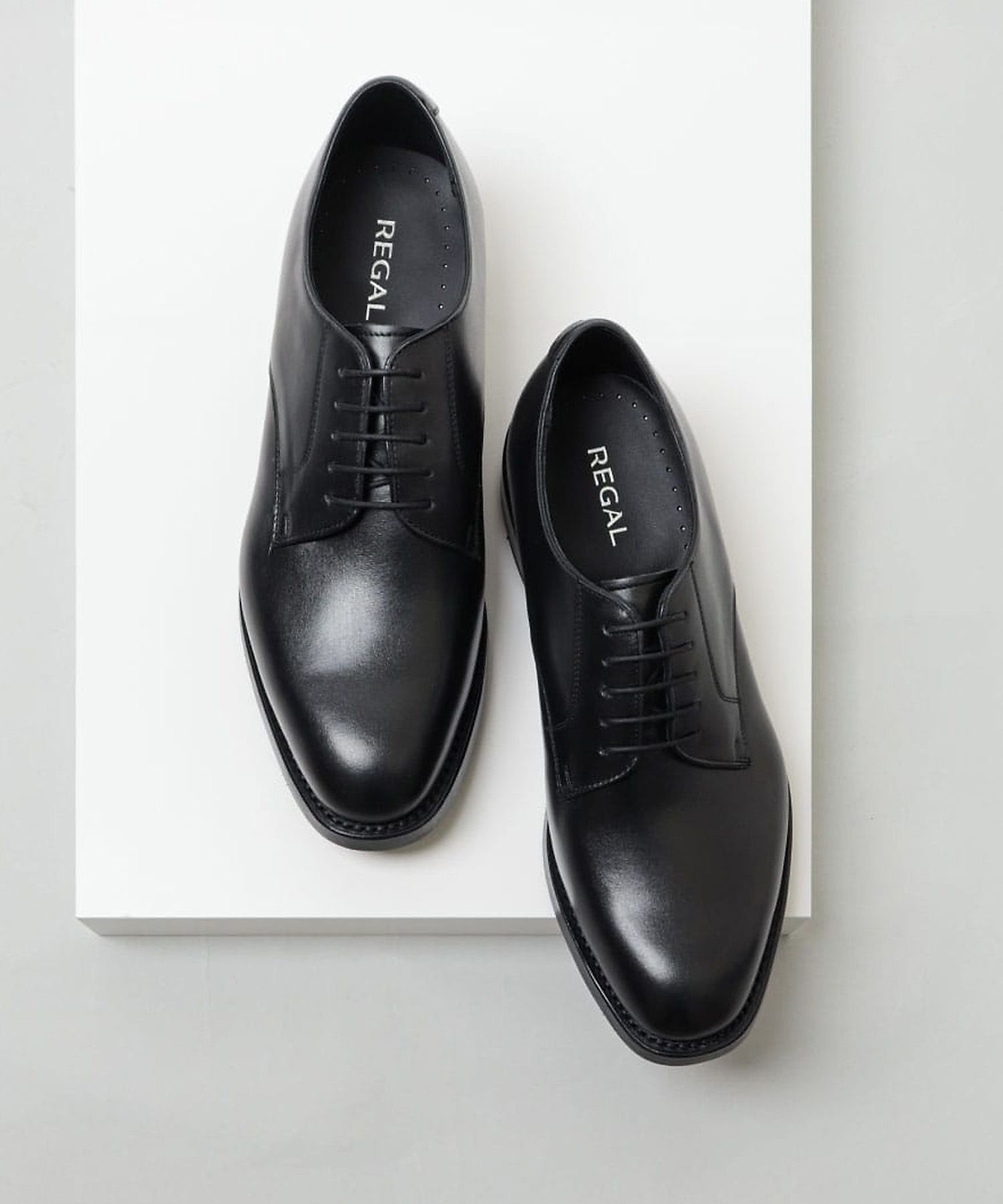 リーガル 04HL プレーントウ ブラック ビジネスシューズ | REGAL