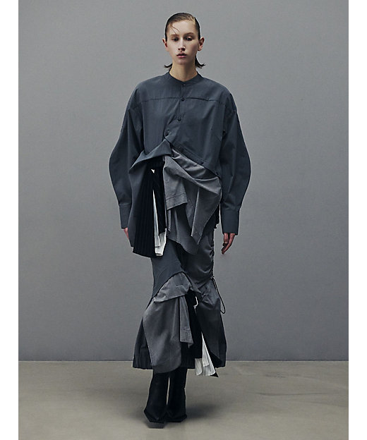 PATTERN MIX SHIRT SK【セットアップ着用可能