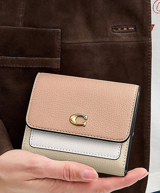 ミラ スモール フラップ ウォレット・カラーブロック | COACH/コーチ