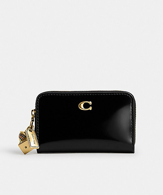 エッセンシャル スモール ジップ アラウンド ウォレット・チャーム