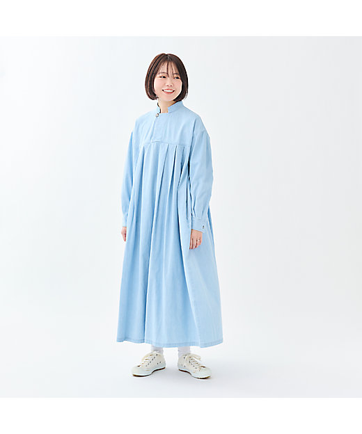 6OZデニムコンチョボタンワンピース | GRANDMA MAMA DAUGHTER