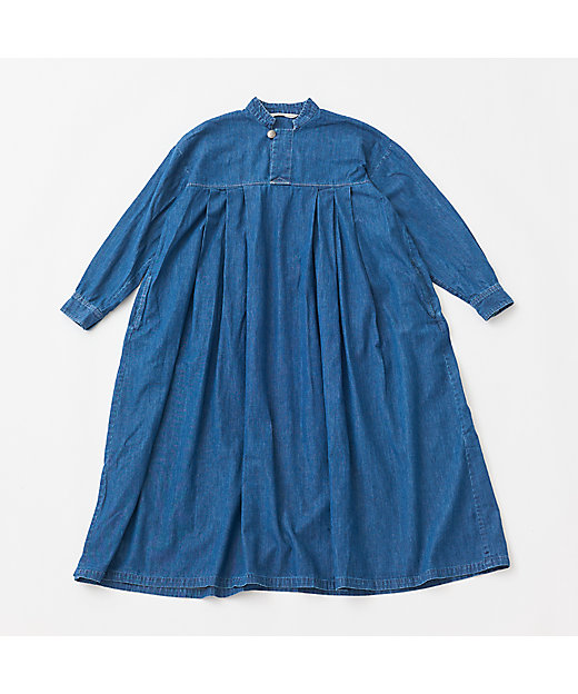 6OZデニムコンチョボタンワンピース | GRANDMA MAMA DAUGHTER