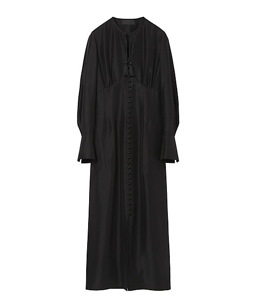 Basic Silk MultiーButtoned Dress