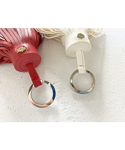 キーリング LEATHER TASSEL KEY RING | R & D.M.