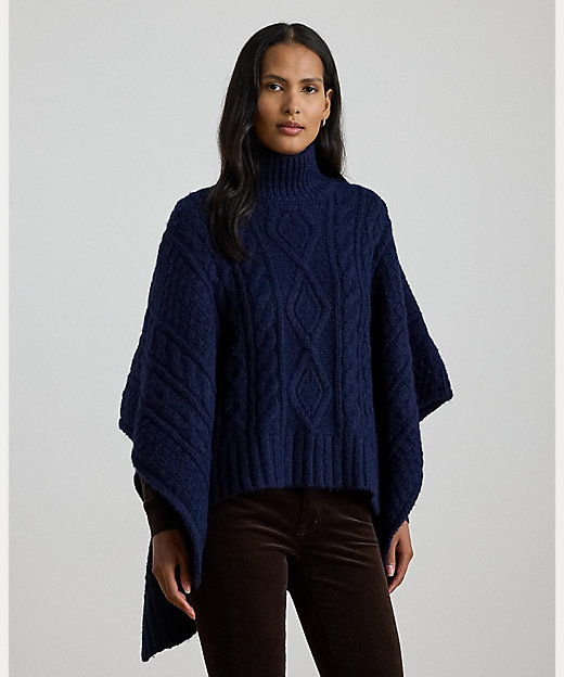 Vivienne Westwood ケーブル編み ニットショール オーブボタン