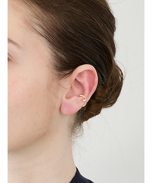 TREEHOPPER ベゼル ダイヤモンド イヤーカフ Sサイズ