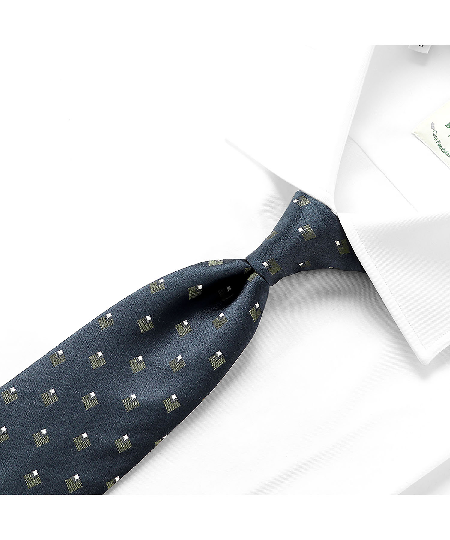 シルクジャカード小紋柄ネクタイ「459033」 CR459033ー