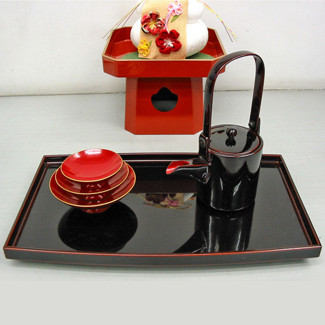 屠蘇器 胴張溜 木製 漆塗り【製造中止】 漆器の井助