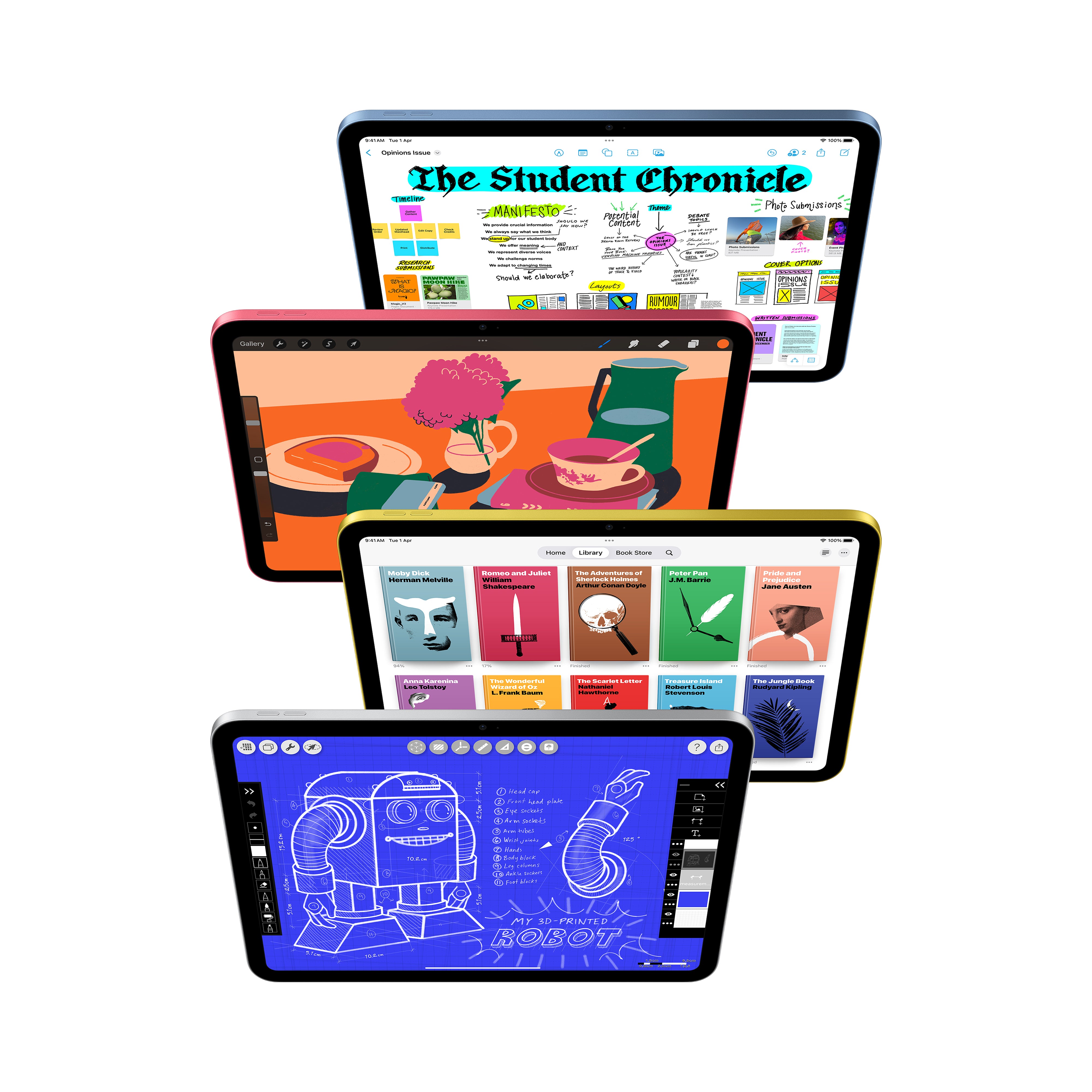 iPad Wi-Fi 128GB - Silver (A16)