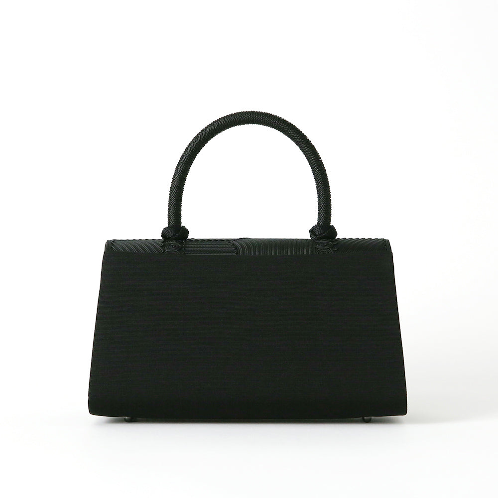 コード刺繍デザイン米沢織編み手フォーマルバッグ