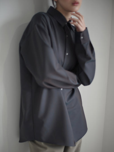 Wool & Kid mohair Tropical regular shirt – itochi 公式オンラインストア