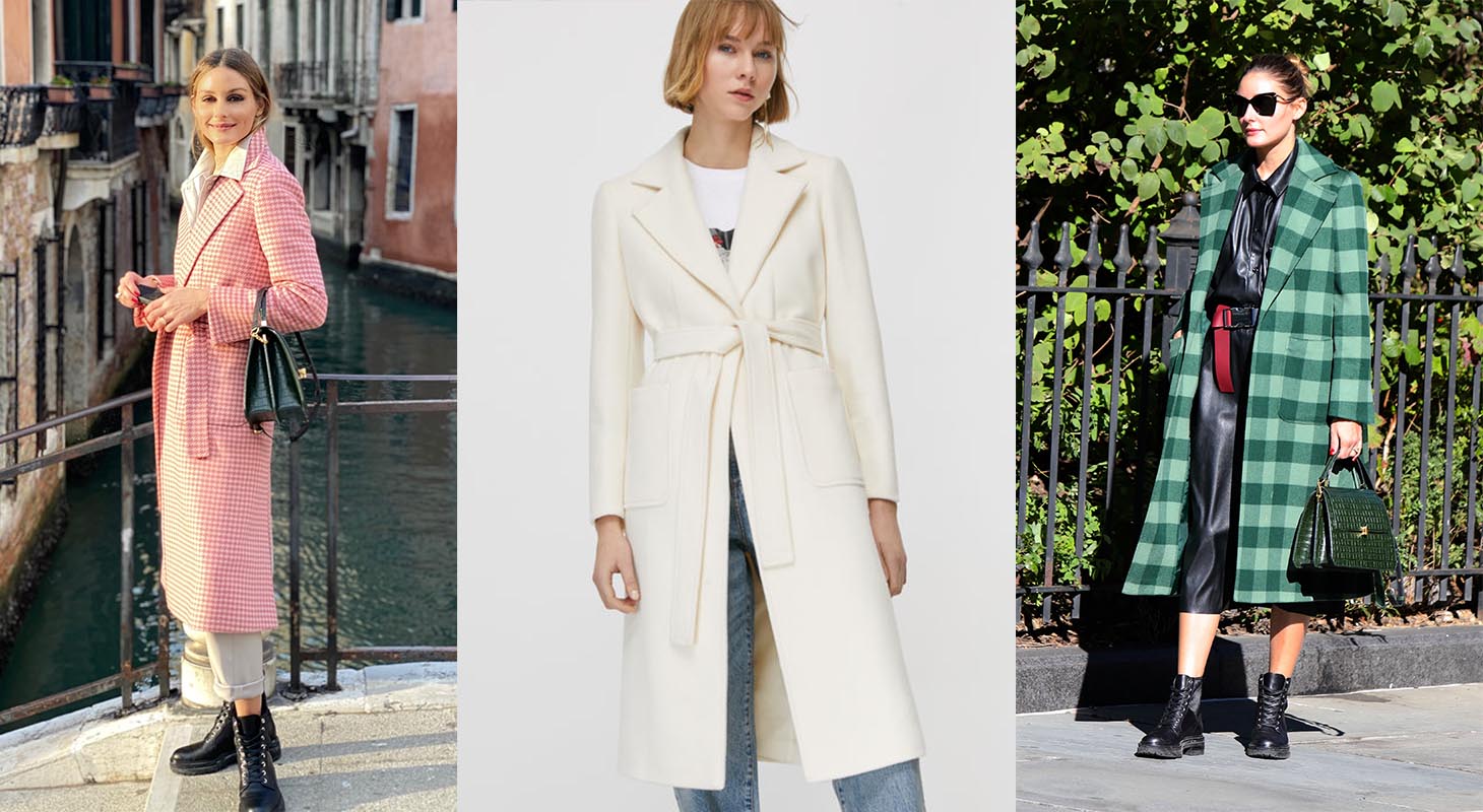 MAX＆Co. マックスアンドコー ラナウェイ 2チェック コート オリヴィア・パレルモが愛用！「MAX&Co.」のベルト付きコート「RUNAWAY