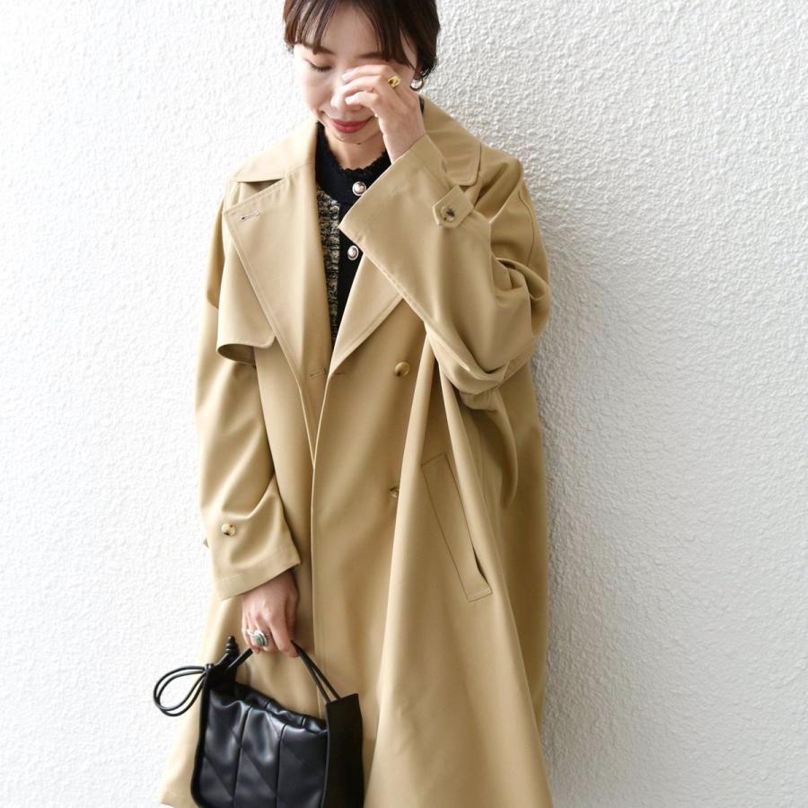 SHIPS any any: 〈洗濯機可能〉フレア ミディ トレンチ コート