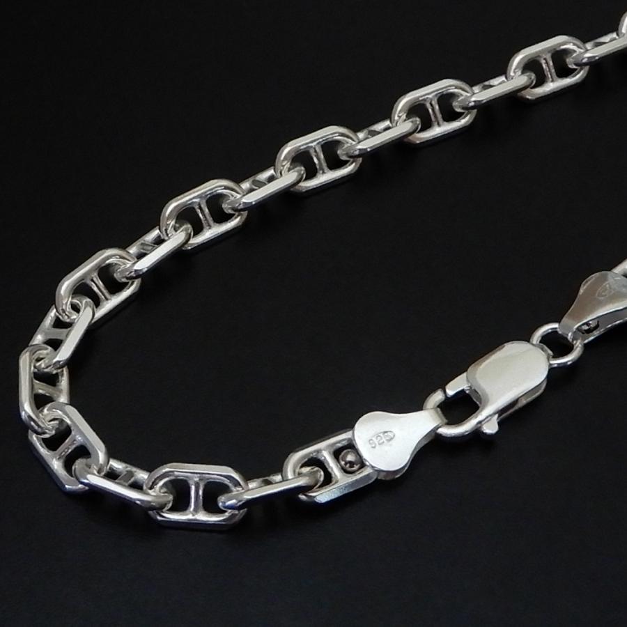 チェーン ネックレス メンズ シルバー925 極太 5.2mm 50cm アンカー