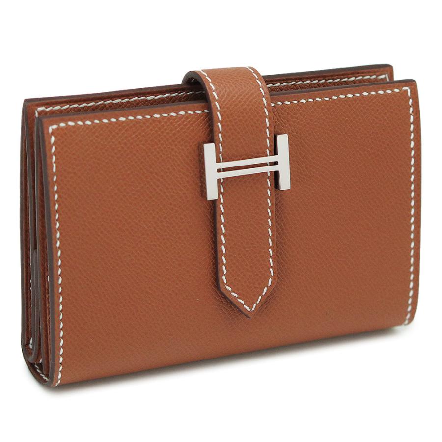 HERMES（エルメス） 折財布 レディース ベアン ミニ ウォレット 二