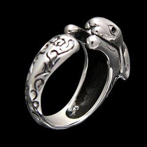 シルバーアクセサリー シルバーリング 指輪 メンズ・レディース C型