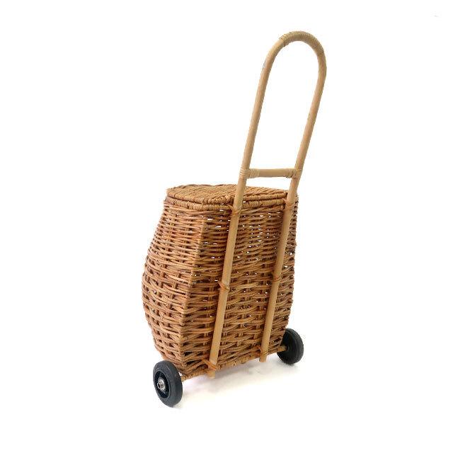 公式 籐ショッピングカート お買い物カート 買い物カゴ アラログ