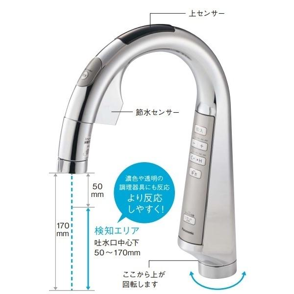 パナソニック スリムセンサー水栓 浄水器一体型 LE01FPSWTEB 定価