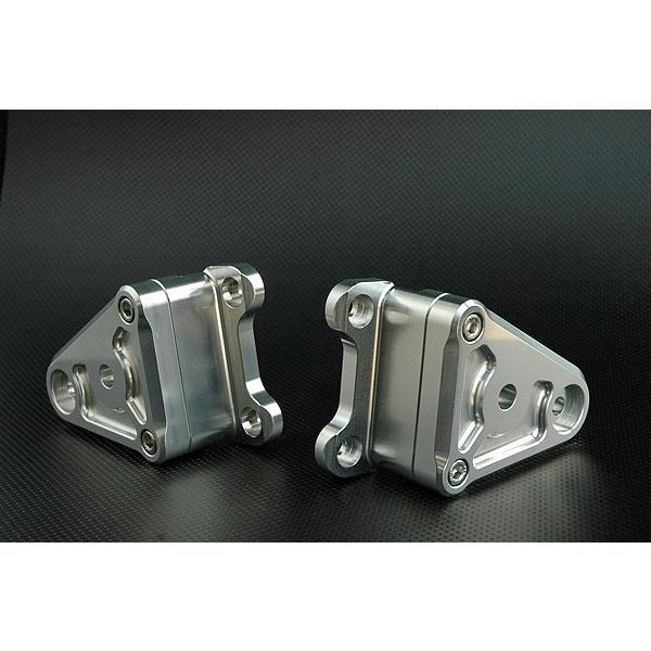 ゼファー1100/RS ヘッドライトステー シルバー : Complsah Factory