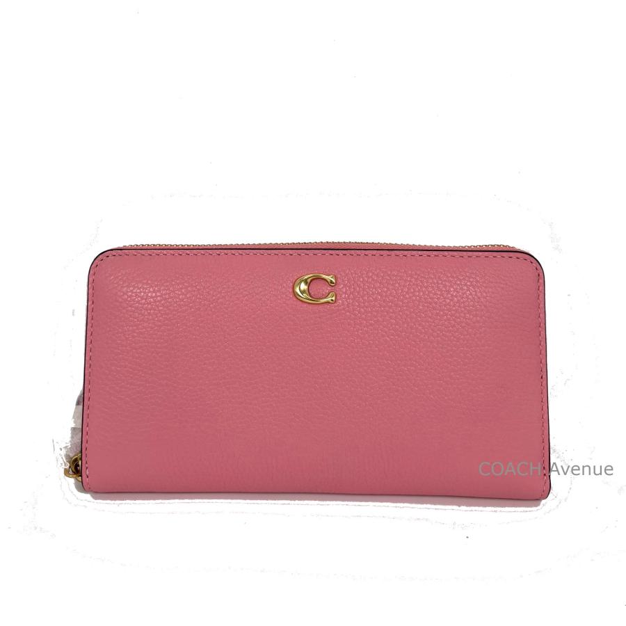 COACH（コーチ） COACH CC489 アコーディオン ジップ レザー