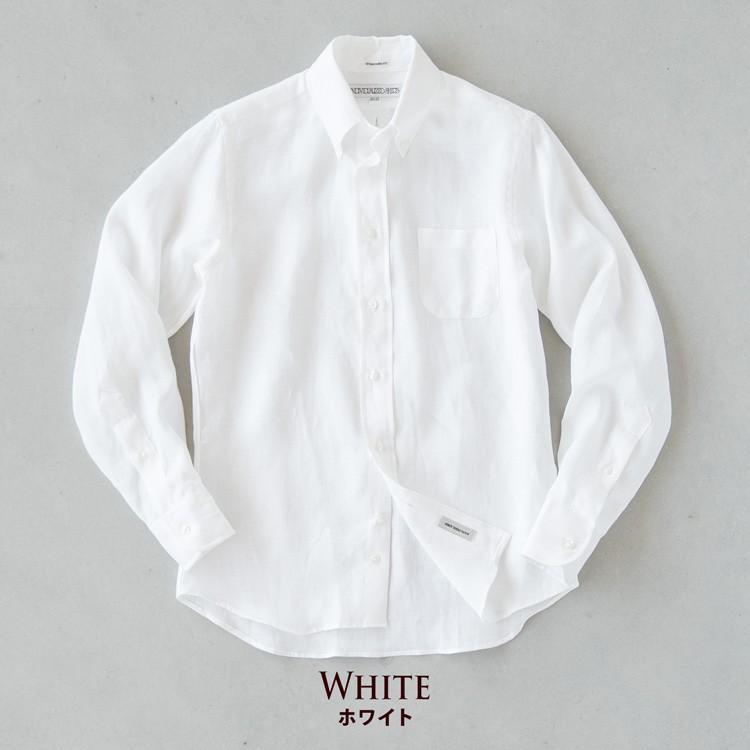 インディビジュアライズドシャツ リネン ボタンダウンシャツ 米国製