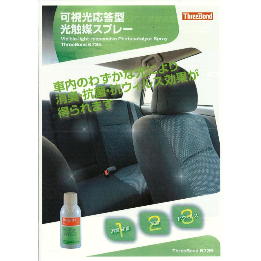 可視光応答型 光触媒 スプレー 全量噴射タイプ スリーボンド 6735