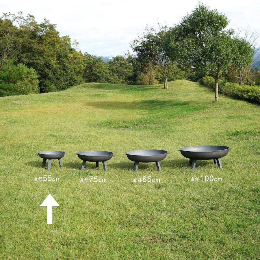 ファイヤーピット・ガーデン 55cm 焚火台 cacomoca Fire Pit GARDEN