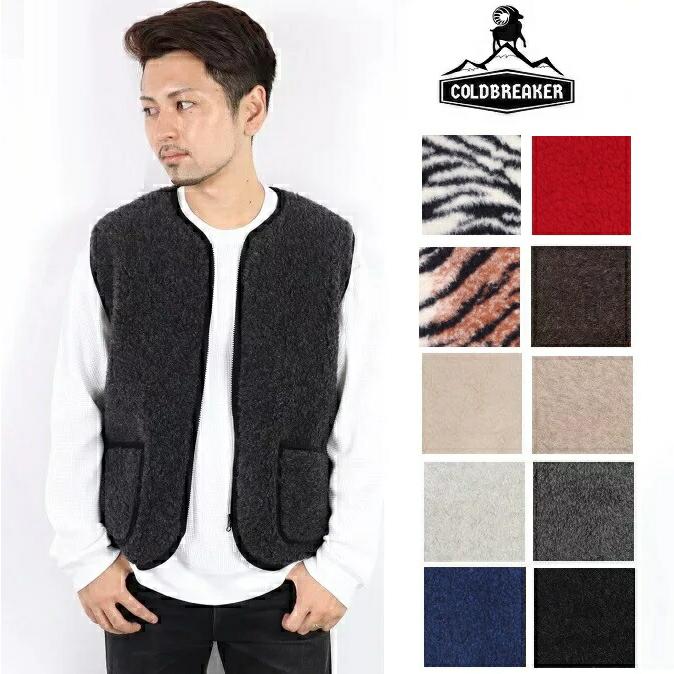コールドブレーカー COLDBREAKER ベスト メンズ Vest Pepitco ウール
