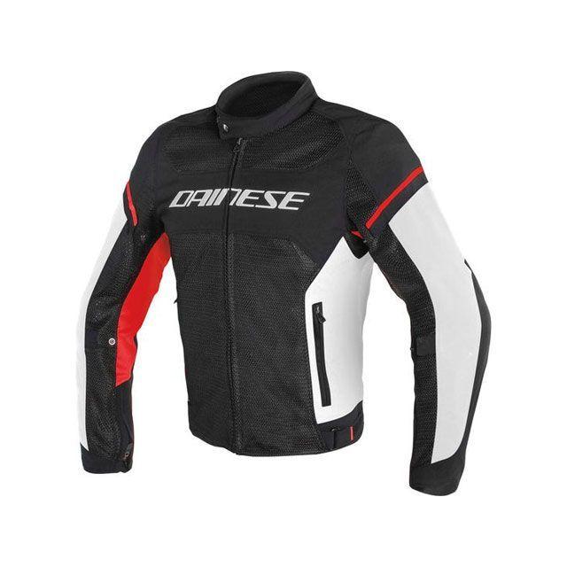 ダイネーゼ（DAINESE） AIR FRAME D1 TEX JACKET ブラック/ホワイト